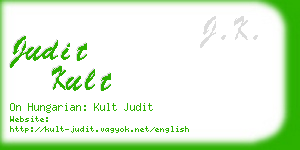 judit kult business card